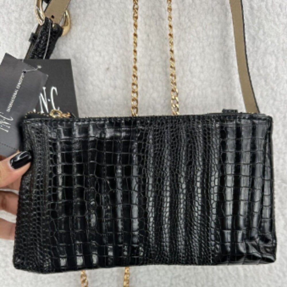 INC International Concepts, Faux Crocodile Convertible Belt bag/cross body